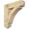 Ekena Millwork Thorton Arts & Crafts Rough Sawn Bracket, Douglas Fir, 6"W x 28"D x 28"H BKT06X28X28THR03RDF - alternate 1
